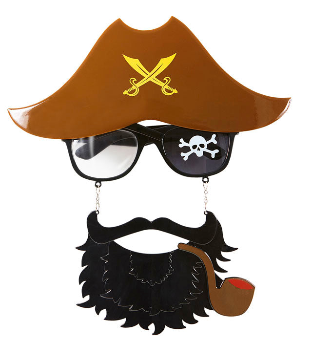Pirate Captain Glasses With Beard