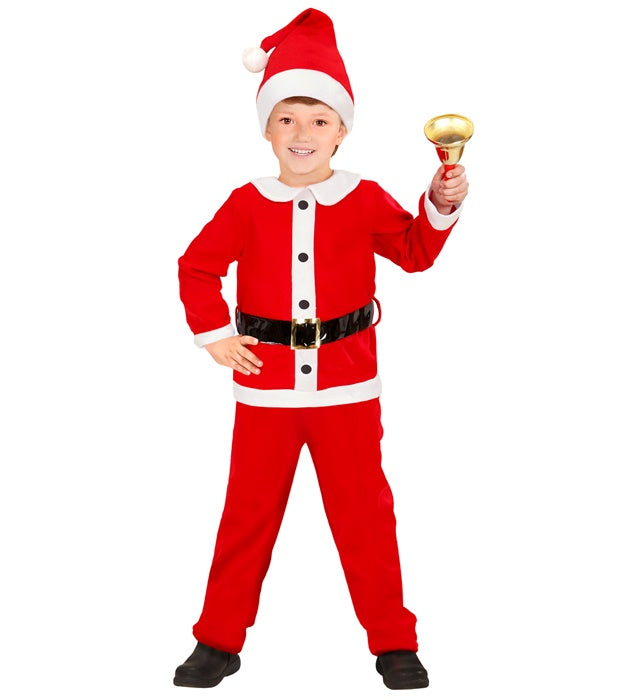 Santa Claus Flannel  Jacket, Pants, Belt, Hat 