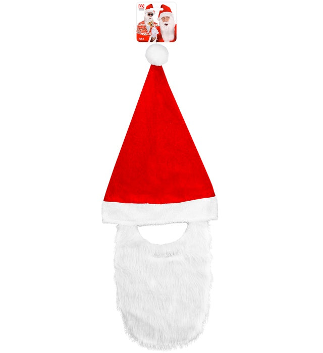 Santa Claus Hat With Beard Plush