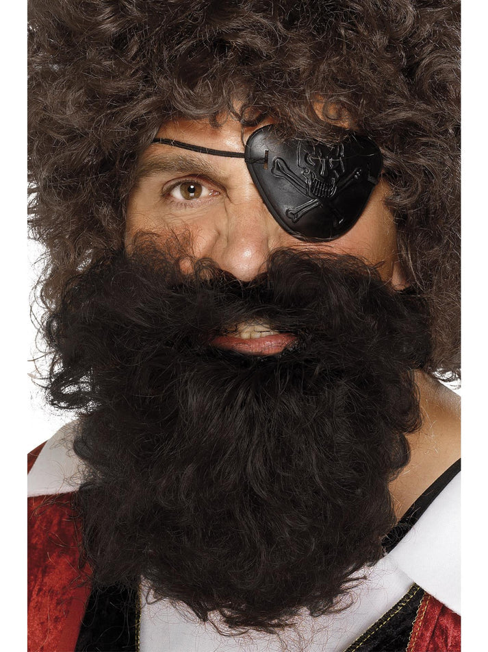 Deluxe Pirate Beard Brown Adult Costume Accessory