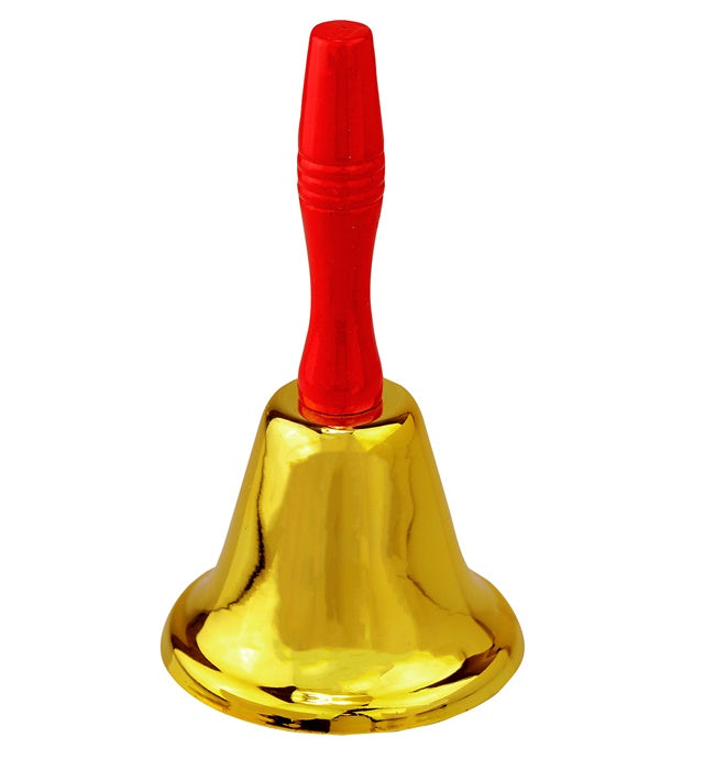 Maxi Santa Claus Bells Brass - 20 Cm
