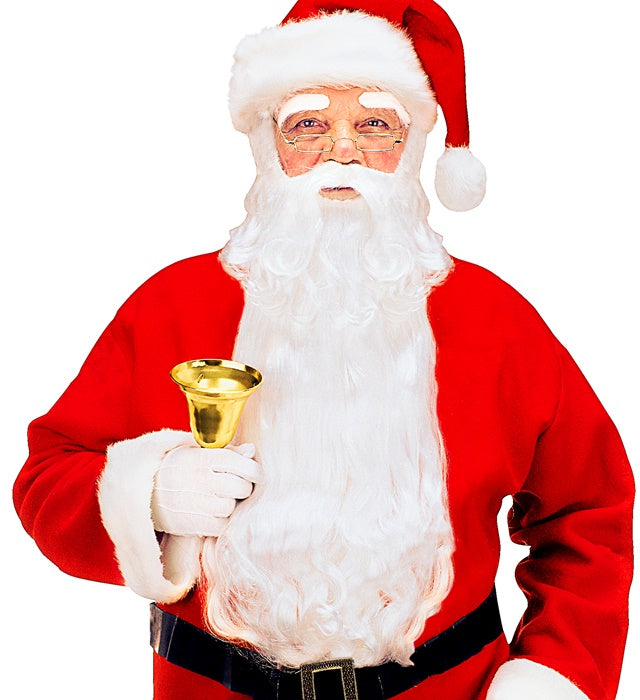 Santa Claus Beard With Moustache & Eyebrows