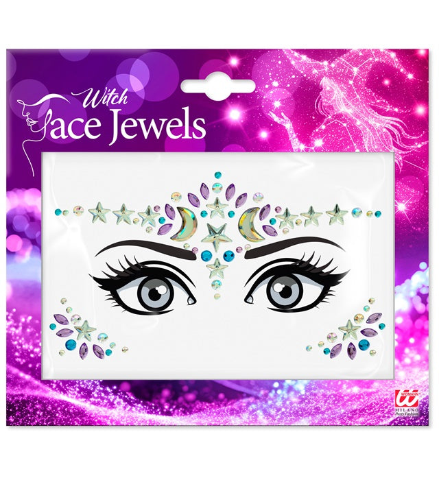 Face Jewels Witch