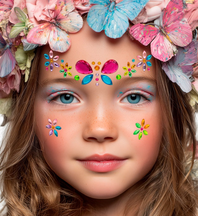  Face Jewels Butterfly