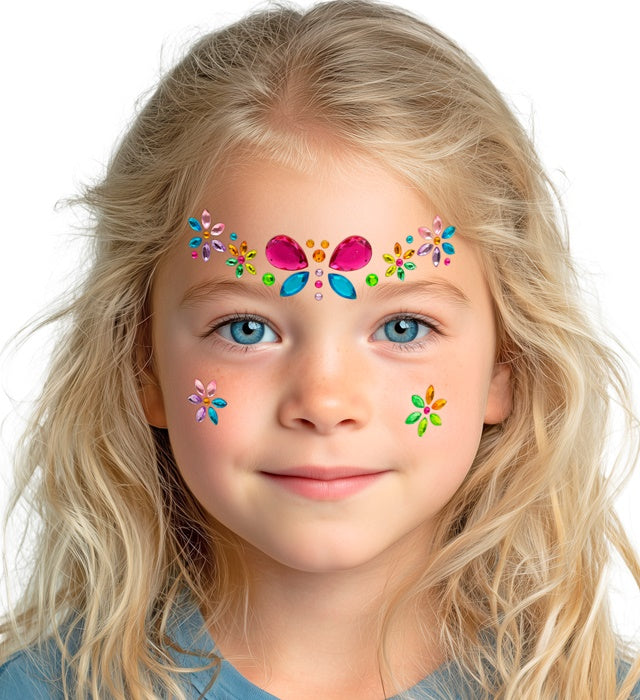  Face Jewels Butterfly