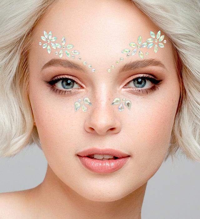 Face Jewels Flowers