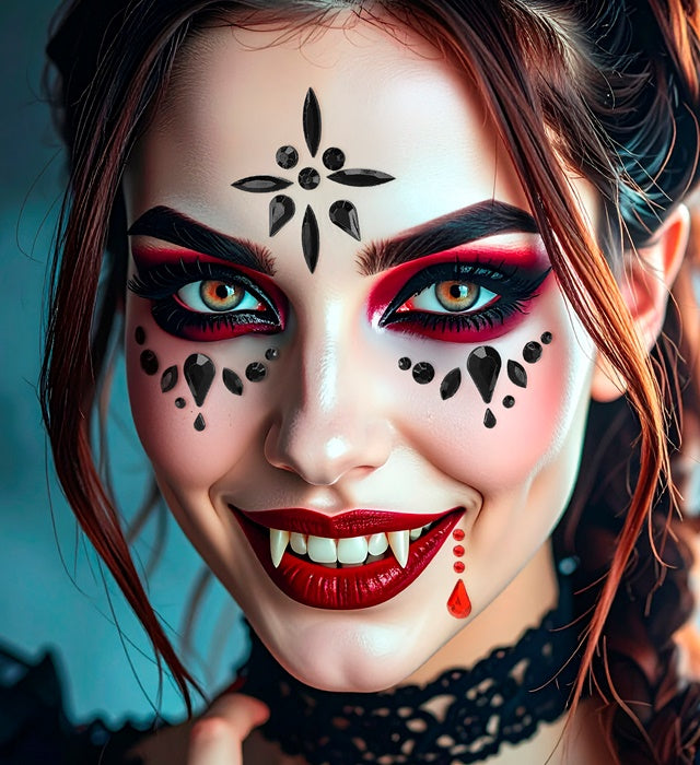  Face Jewels Vampiress