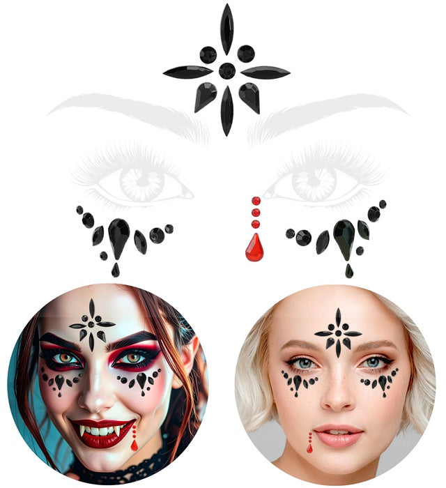  Face Jewels Vampiress