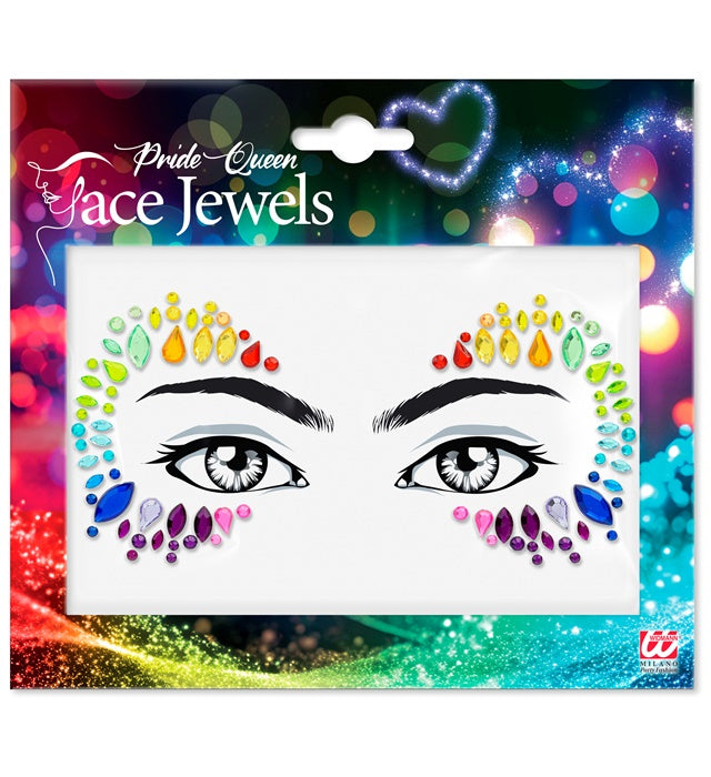 Face Jewels Pride Queen