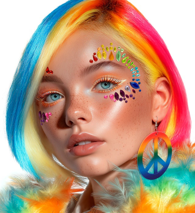 Face Jewels Pride Queen