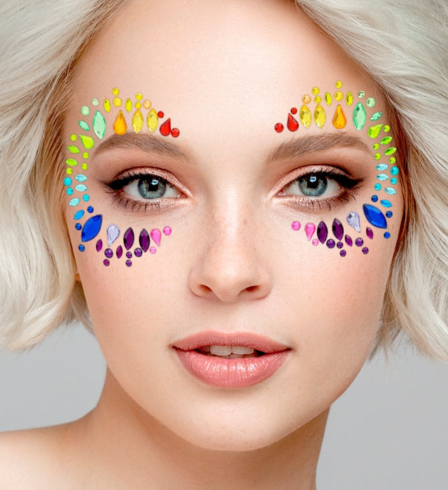 Face Jewels Pride Queen