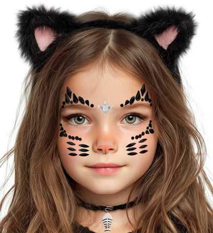 Face Jewels Cat