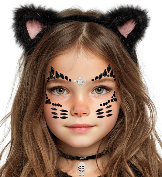 Face Jewels Cat