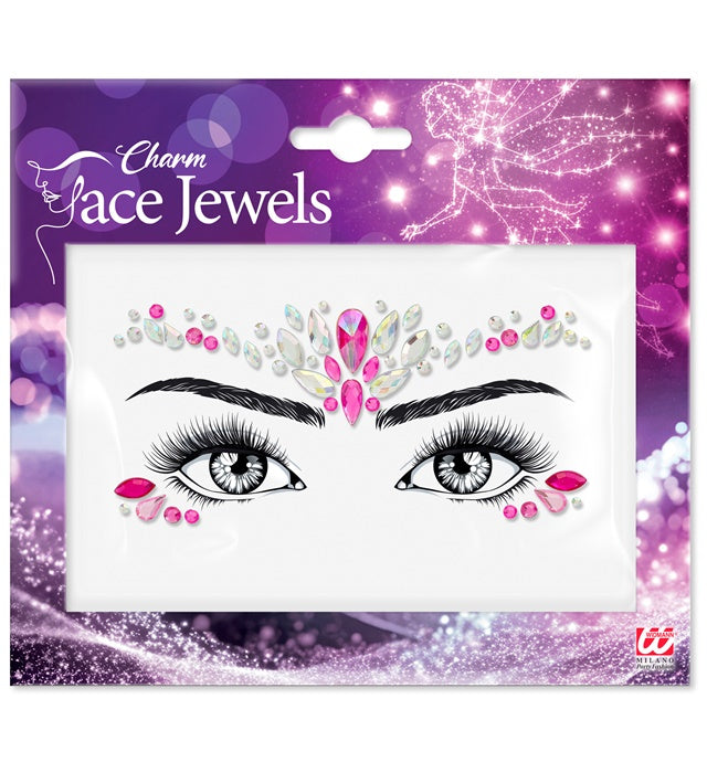 Face Jewels Charm Pink