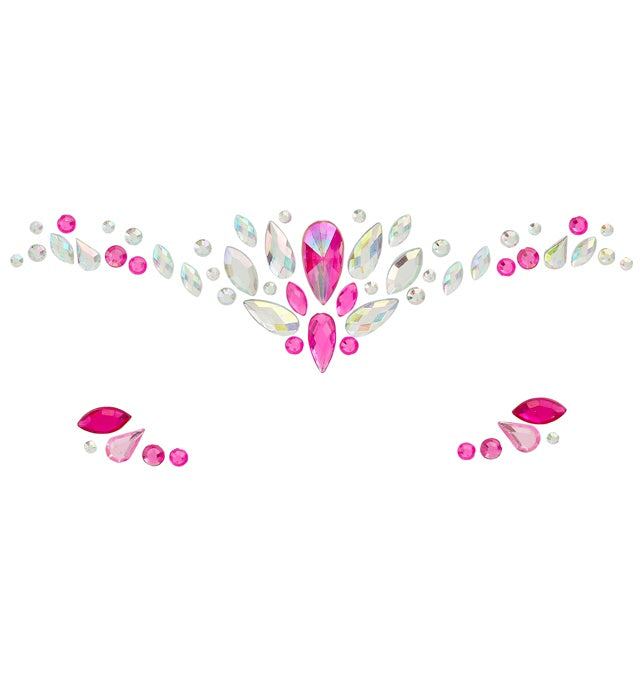 Face Jewels Charm Pink