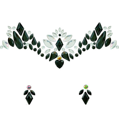 Face Jewels Dark Queen