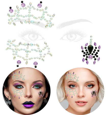 Face Jewels Spider