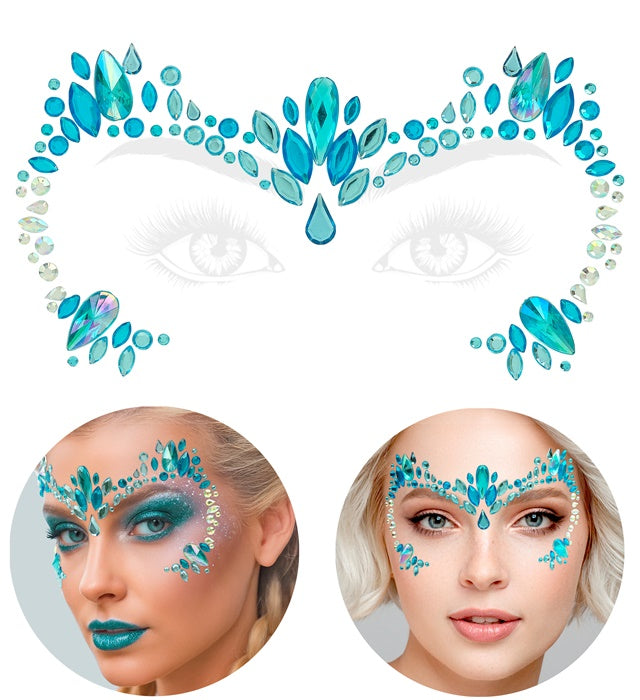 Face Jewels Ice Queen