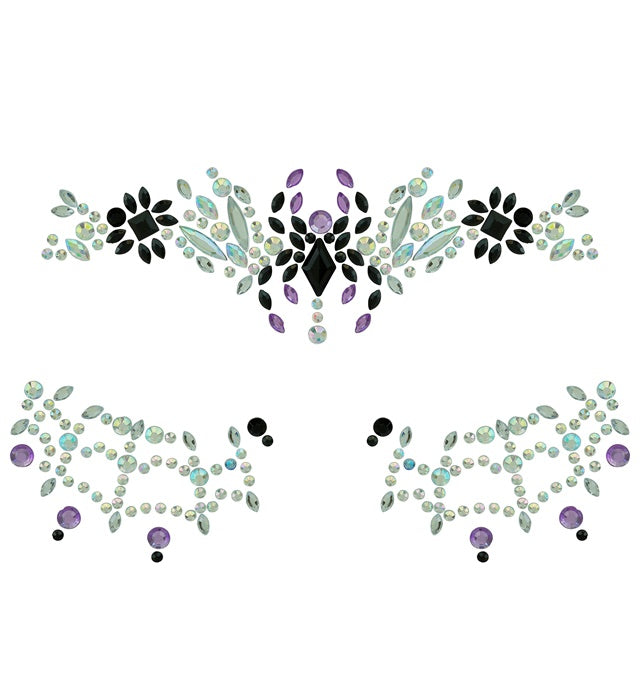 Face Jewels Black Widow