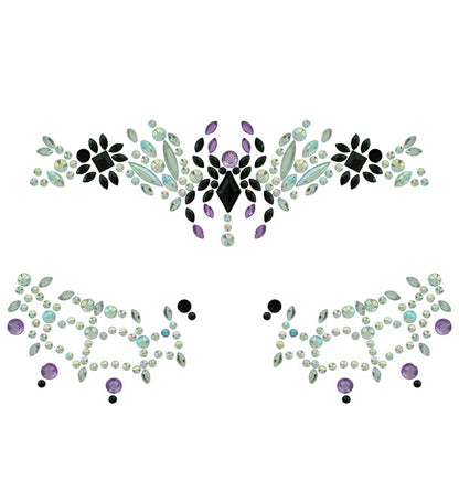 Face Jewels Black Widow