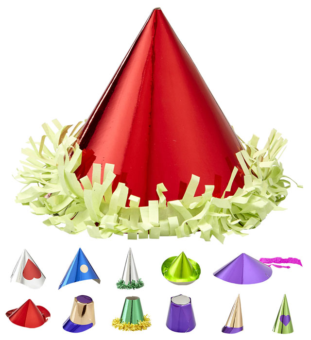 Small Metallic Hat Display Box -Various Styles And Colors Ass.