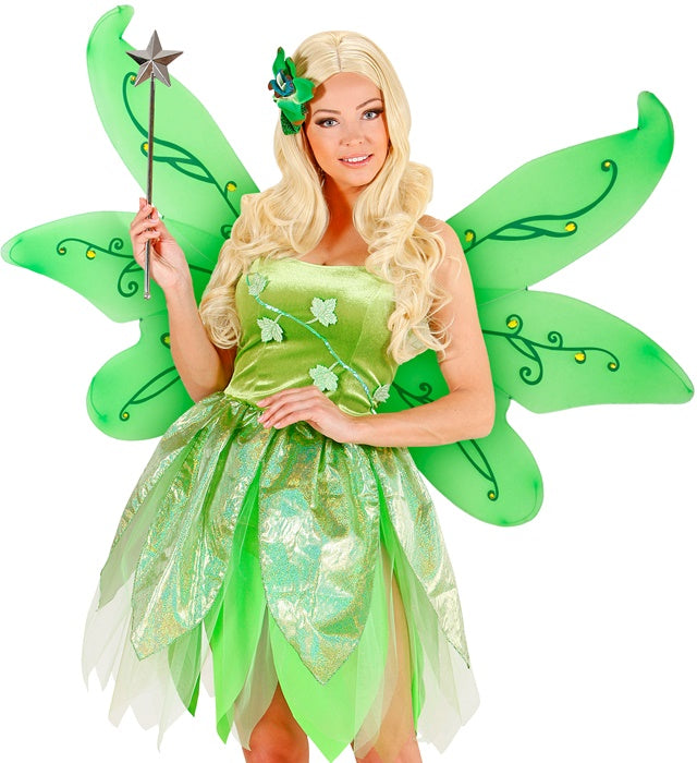 Maxi Green  Wings With Gems 125X72 Cm
