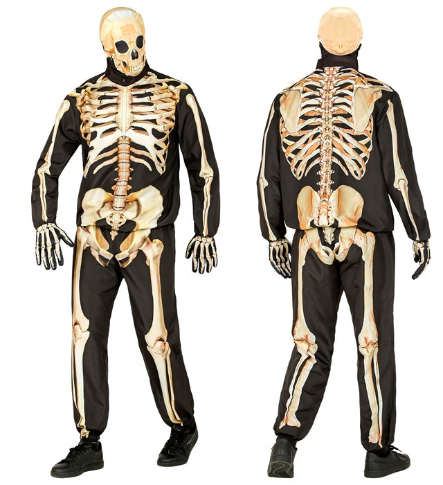 Skeleton Fast Costume  Jacket, Pants, Gloves, Mask 