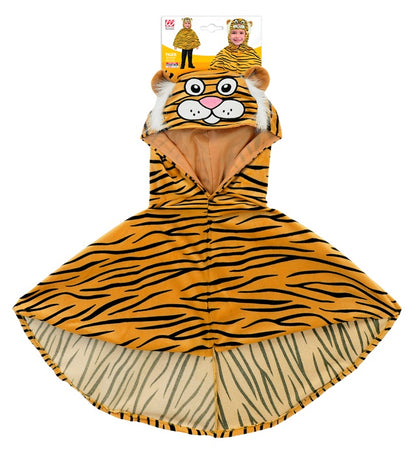 Plush Tiger  Hooded Poncho 