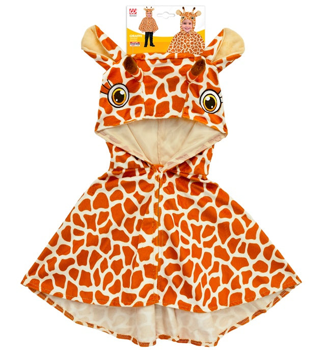 Plush Giraffe  Hooded Poncho 