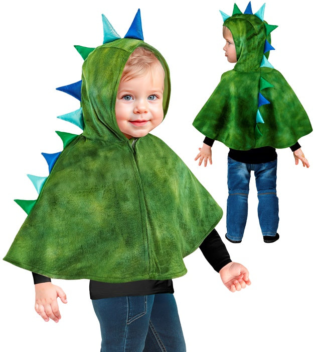 Plush Dinosaur  Hooded Poncho 