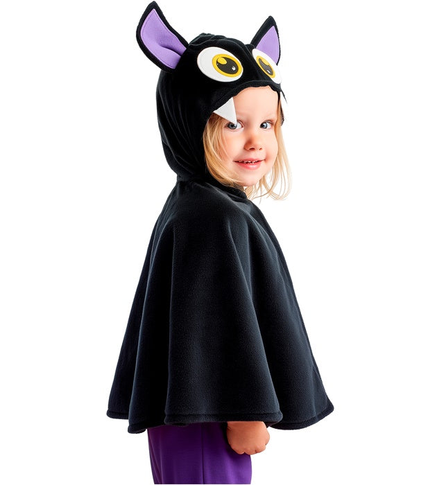 Plush Bat  Hooded Poncho 
