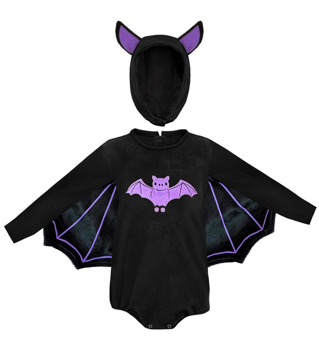 Plush Bat  Jumpsuit, Headpiece 