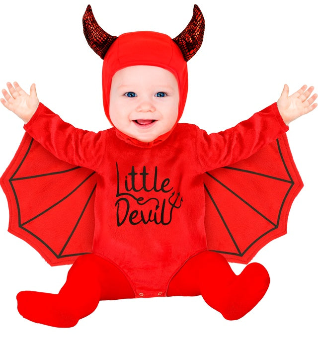 Plush Devil  Jumpsuit, Headpiece 