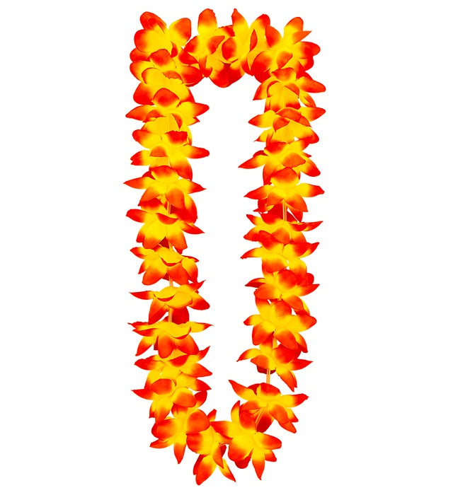 Orange Hawaiian Lei