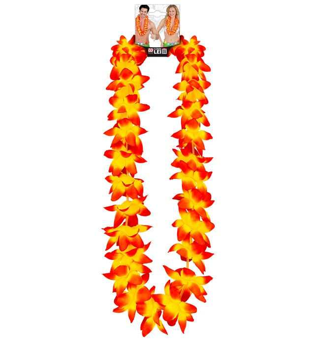 Orange Hawaiian Lei