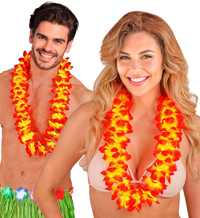 Orange Hawaiian Lei
