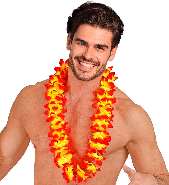 Orange Hawaiian Lei
