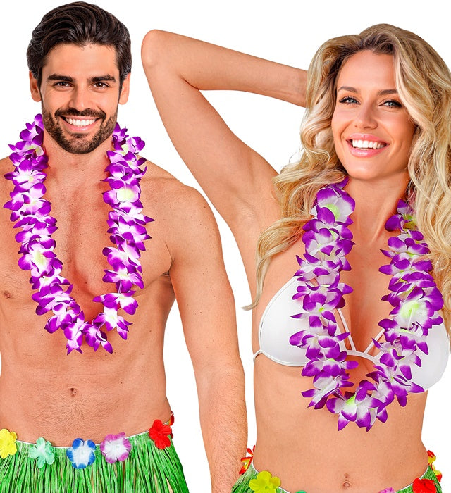 Purple Hawaiian Lei