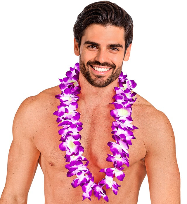 Purple Hawaiian Lei