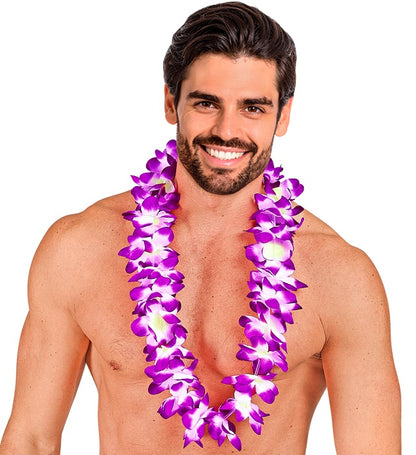 Purple Hawaiian Lei