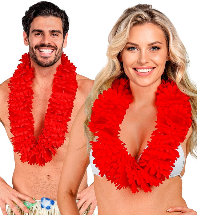 Red Hawaiian Lei