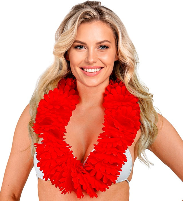 Red Hawaiian Lei
