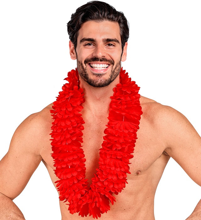 Red Hawaiian Lei