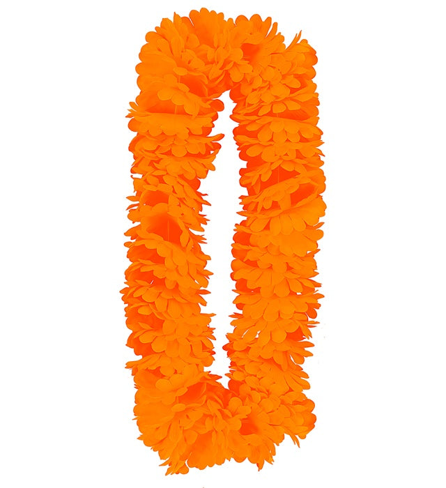 Orange Hawaiian Lei