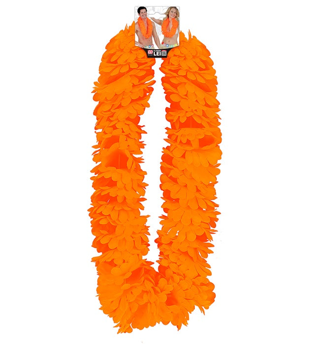 Orange Hawaiian Lei