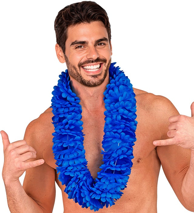 Blue Hawaiian Lei