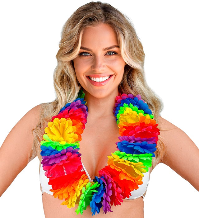 Multicolor Hawaiian Lei
