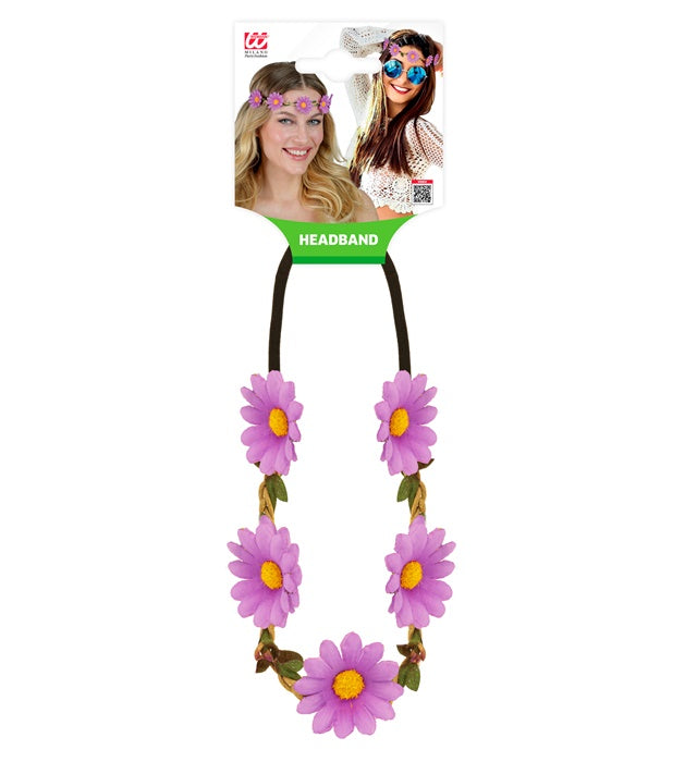 Purple Flower Headband
