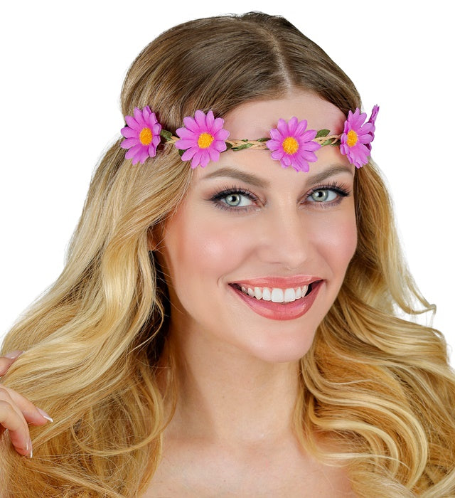Purple Flower Headband