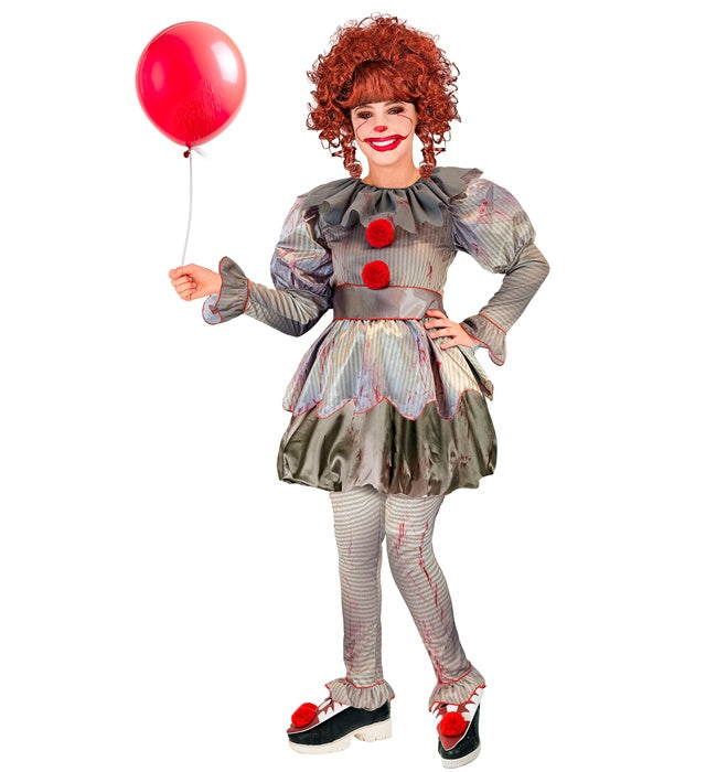 Horror Clown  Dress, Leggings, Belt, Shoe Covers 